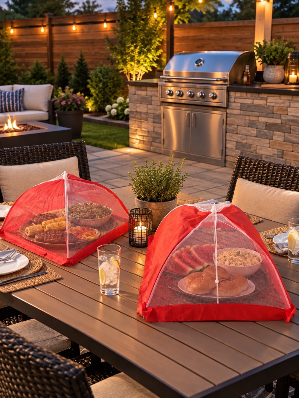 Food Mesh Food Cover Tent - Unbranded